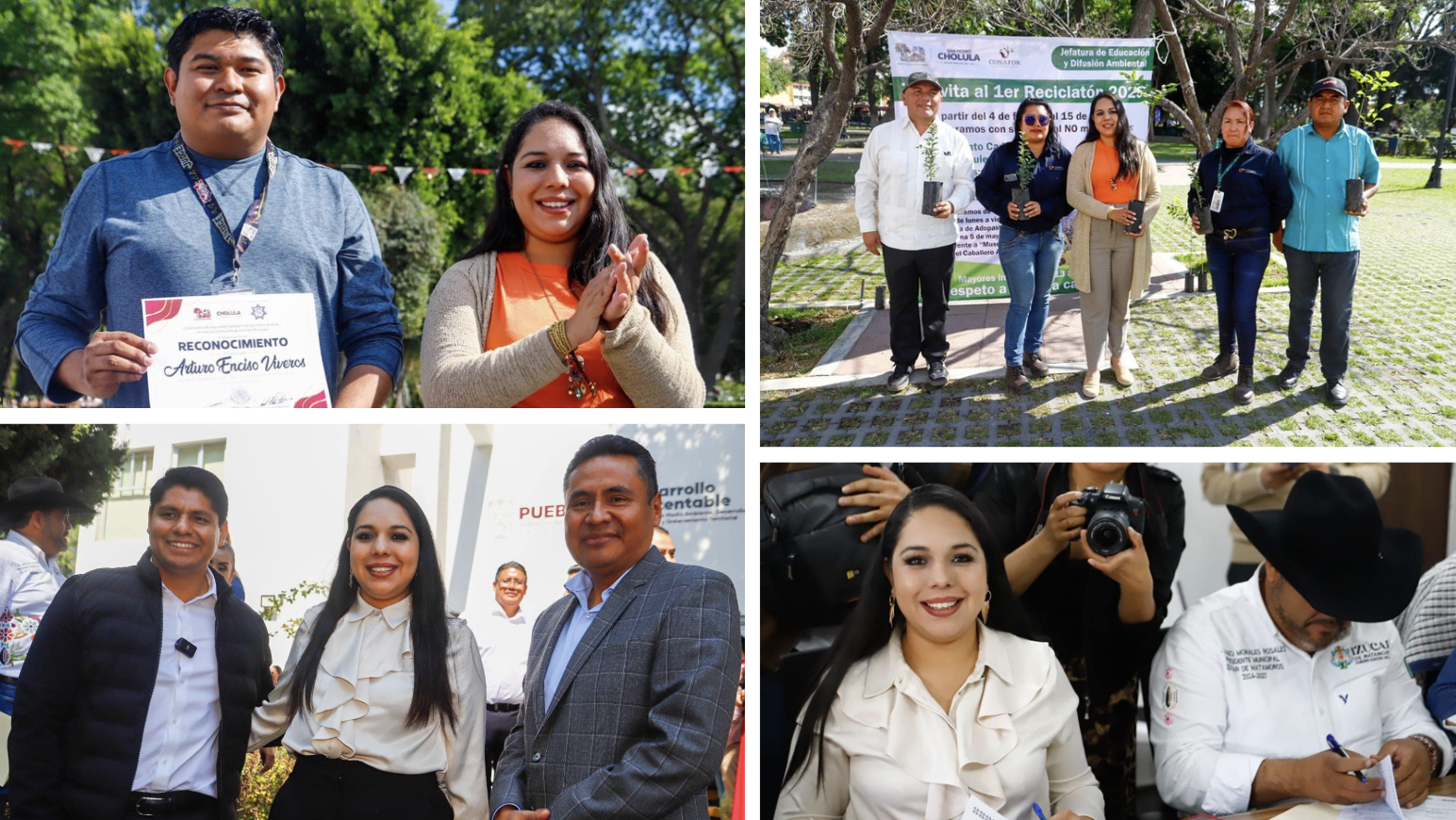 tonatzin fernandez, san pedro cholula, alcaldesa cholula, noticias cholula, noticias tonatzin, armenta, armenta en cholula, 100 dias de gobierno tonatzin, puebla, cholula, hoy, municipios, municipio